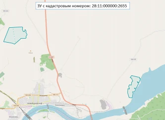 3 земельных участка, общей площадью 1 559,4 га., расположенных в Амурской области, Бурейский район, вблизи пгт. Новобурейский.